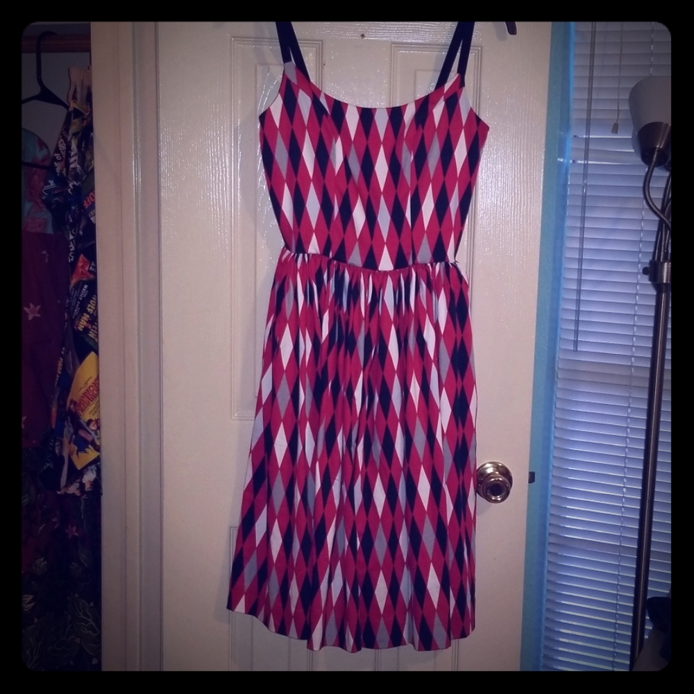 Pinup Couture Red Harlequin Jenny